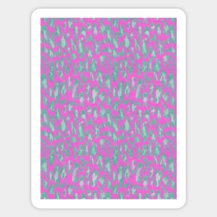 Animal skin leopard pink pop Sticker